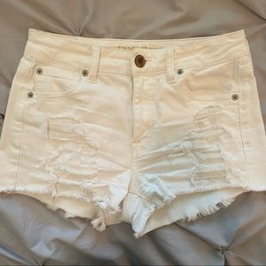 AE Stretch High-Waisted Denim Short Short